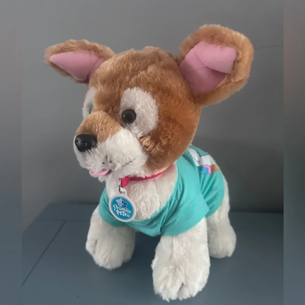 Build A Bear Promise Pets Brown and White Puppy‎